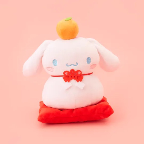 Sanrio Other - Cinnamoroll Kagami Mochi Plushie 9.5”